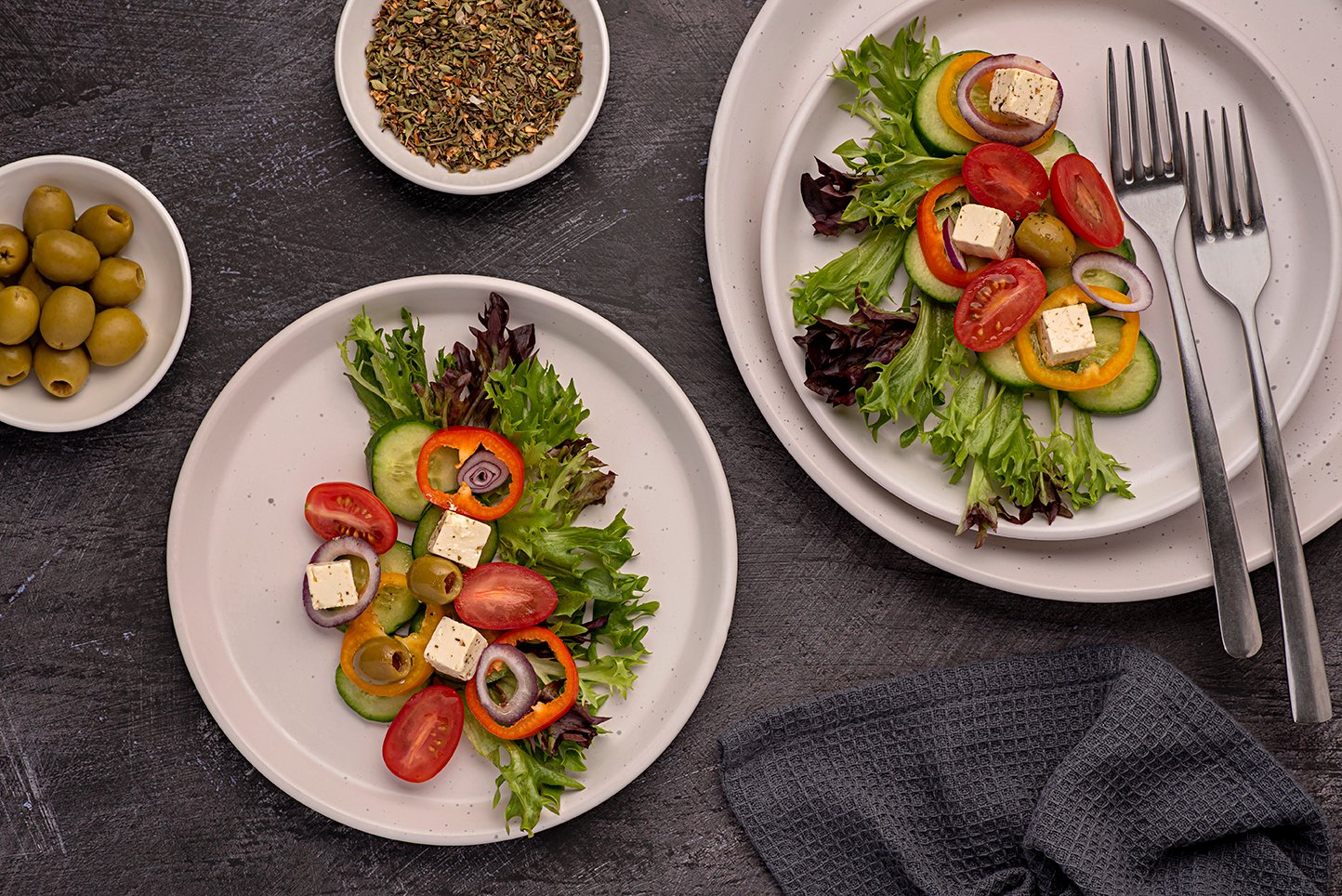 Oksana Karuna Salad Plating Photo