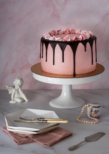 Oksana Karuna Pink Cake Photography