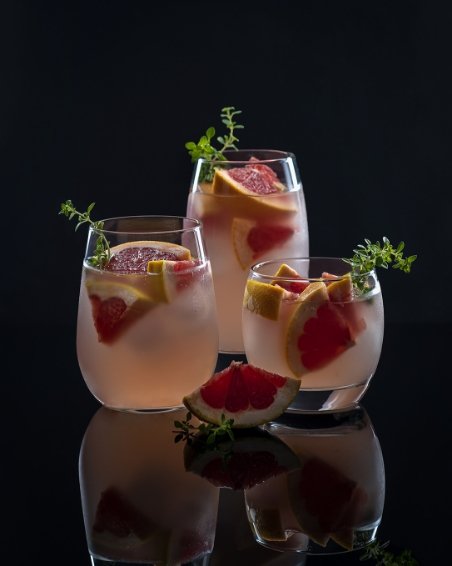 Oksana Karuna Grapefruit Drinks Photography