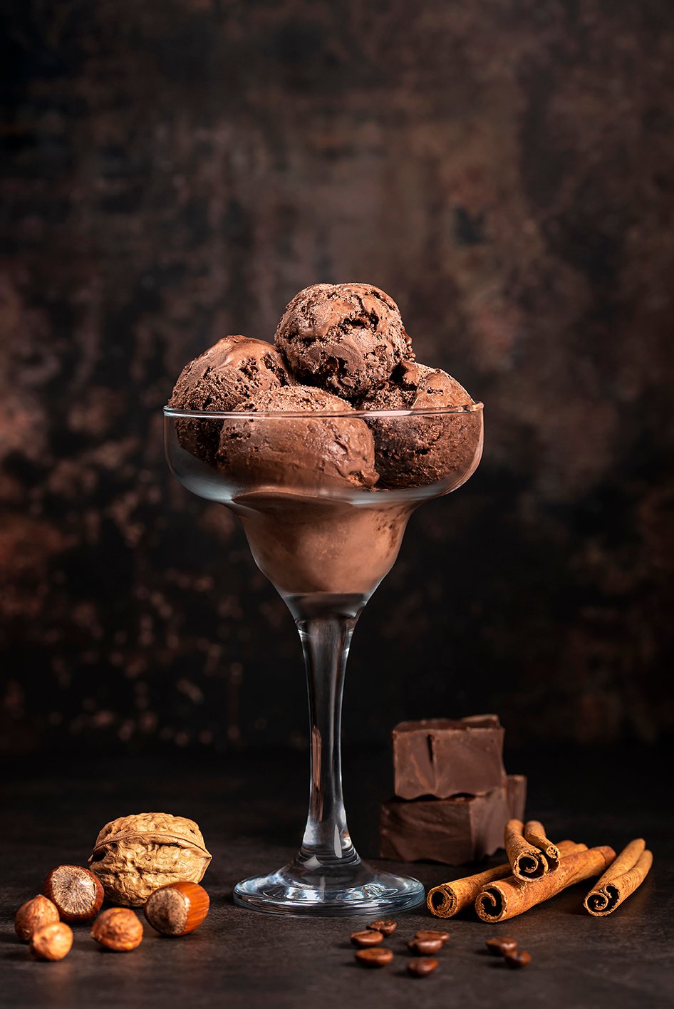 Oksana Karuna Chocolate Ice Cream Photography